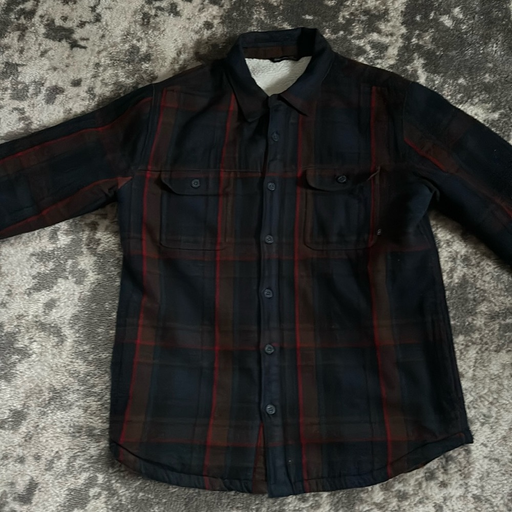 Backcountry Sherpa lined shirt jacket in excellent condition.
